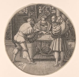 Hombres jugando a los dados de Unknown artist