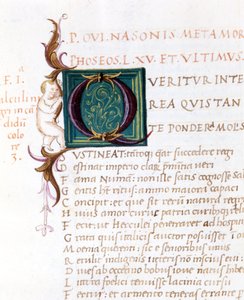 Metamorfosis de Ovidio. Manuscrito del siglo XV. Biblioteca Comunale de Rimini de Unknown artist