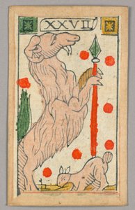 Carta de Tarot Minchiate de Unknown artist