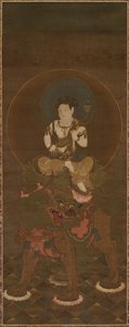 Monju with Five Chignons (Gokei Monju)