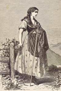 Moravia mujer de Unknown artist