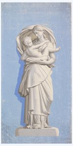 "Madre e hijo" de la serie "Las edades del hombre" de Unknown artist