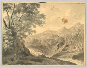 Paisaje montañoso de Unknown artist