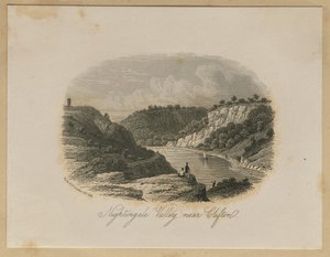 Valle del Ruiseñor, cerca de Clifton de Unknown artist