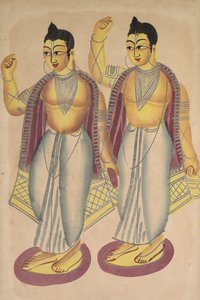 nitai y gaur de Unknown artist