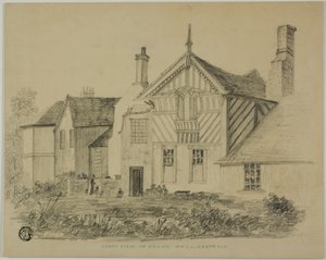 Vista norte de Broom Hall, Sheffield de Unknown artist