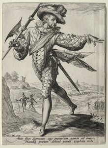 Officers and Soldiers of the Bodyguard of Emperor Rudolf II:  Sergeant