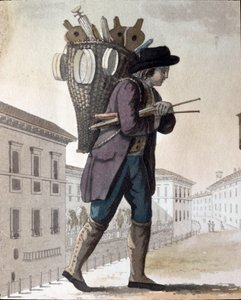 Antiguo oficio: el deshollinador de Unknown artist