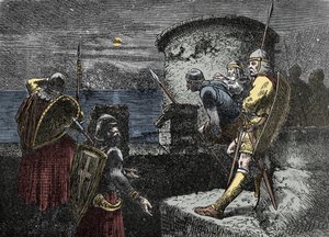 En la vigilancia de los normandos de Unknown artist