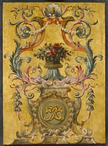 Un panel pintado de Unknown artist