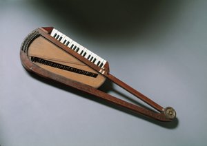 Orphica, pequeño instrumento musical (piano portátil, inventado por Carl Leopold Rollig a finales del siglo XVIII, Viena) de Unknown artist
