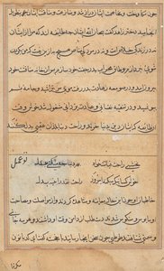 Página de Cuentos de un Loro (Tuti-nama): página de texto de Unknown artist