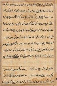 Página de Cuentos de un Loro (Tuti-nama): página de texto de Unknown artist