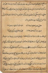 Página de Cuentos de un Loro (Tuti-nama): página de texto de Unknown artist