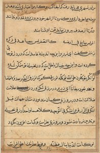 Página de Cuentos de un Loro (Tuti-nama): página de texto de Unknown artist