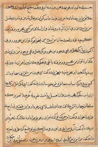 Página de Cuentos de un Loro (Tuti-nama): página de texto de Unknown artist