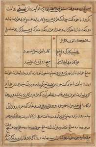 Página de Cuentos de un Loro (Tuti-nama): página de texto de Unknown artist