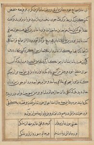 Página de Cuentos de un Loro (Tuti-nama): página de texto de Unknown artist