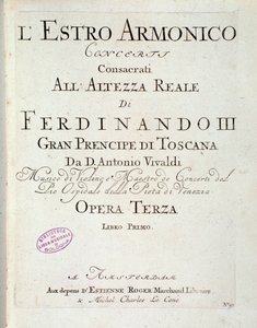 Página de la partitura musical de L