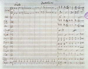 Página de la partitura de Die Entführung aus dem Serail, ópera de Mozart, versión de Lichtenthal (1838)