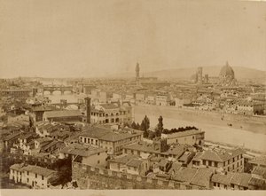 [Vista panorámica de Florencia] de Unknown artist