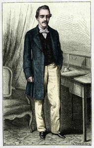 Paul du Chaillu (1837-1903), explorador francés de África Ecuatorial. de Unknown artist