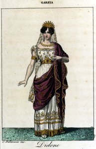 Pauline Viardot - García (1821-1910), cantante francesa en el papel de Didon. Ópera 
