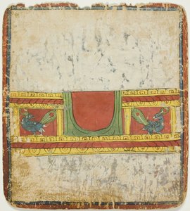 Trono del Pavo Real, de un juego de cartas de iniciación (Tsakali) de Unknown artist