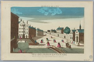 Peep-show, Vista de Londres en Touraine de Unknown artist