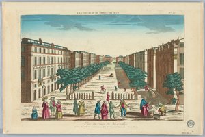 Vista del Cours de Marsella, No. 25 de Unknown artist
