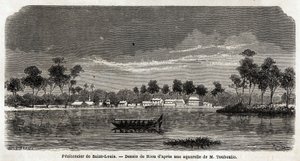 Penitenciaría de Saint Louis de la Guayana Francesa, organizada exclusivamente para la tala en nombre del gobierno, establecida en 1859 como una extensión de la penitenciaría de Saint Laurent que se volvió insuficiente, eran completamente independientes, p