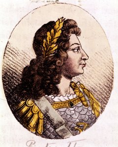 Pedro II (1715-1730). Emperador de Rusia (1727-1730). Grabado de principios del siglo XIX de Unknown artist