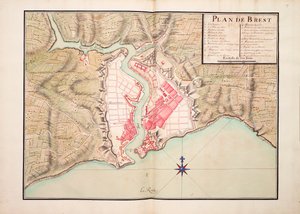 Plano de Brest de Unknown artist