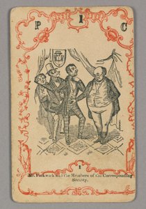 Carta de juego de Unknown artist