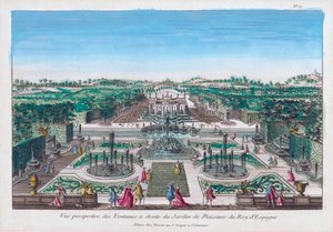 Jardines de placer del Rey de España de Unknown artist