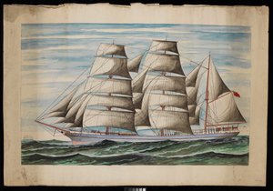 Polinesia 1876 (gouache y acuarela) de Unknown artist