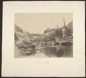 Puente de Sarrance. Bajos Pirineos. de Unknown artist