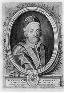Papa Alejandro VIII (1610 - 1691) de Unknown artist