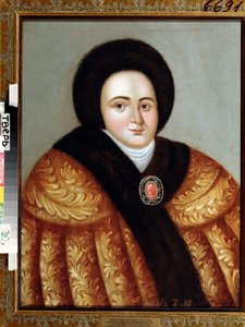 Retrato de la zarina Eudoxia Feodorovna Lopukhina (Eudoxie Lopoukine
