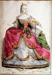 Retrato de cuerpo entero de Catalina II de Rusia de Unknown artist