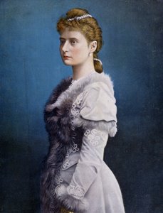 Retrato de Alexandra Fyodorovna (Alix de Hesse y del Rin, Alexandra Feodorovna Romanova, Alexandra Fiodorovna Romanova, Victoria Alix Helena Luisa Beatriz de Hesse y el Rin, Alix de Hesse-Darmstadt) (1872-1918), Emperatriz de Unknown artist