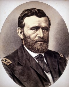 Retrato del general y estadista estadounidense Ulysses Simpson Grant (1822 - 1885) de Unknown artist