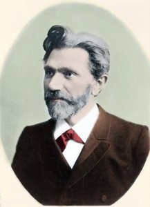 Retrato de August Bebel (1840-1913), político alemán. de Unknown artist