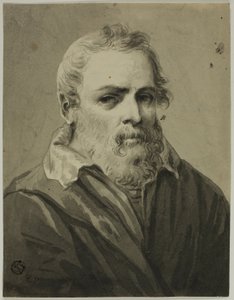 Retrato de hombre barbudo de Unknown artist