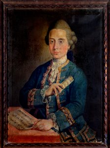 Retrato de Benedetto Antonio Maria Puccini, organista y compositor italiano de Unknown artist