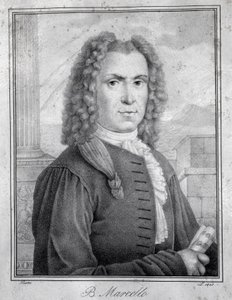 Retrato de Benedetto Marcello (grabado) de Unknown artist