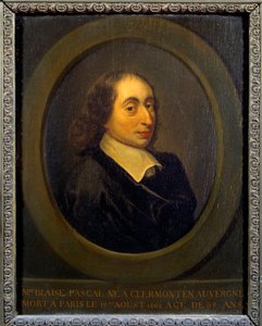 Retrato de Blaise Pascal (1623-1662), físico, matemático y escritor francés de Unknown artist