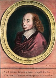 Retrato de Blaise Pascal de Unknown artist
