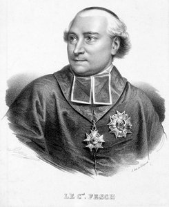 Retrato del Cardenal Joseph Fesch, tío de Napoleón Bonaparte (1763-1839) de Unknown artist