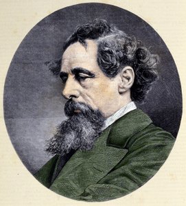 Retrato de Charles Dickens (1812-1870), escritor inglés de Unknown artist